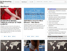 Tablet Screenshot of mybookmarkingblog.com
